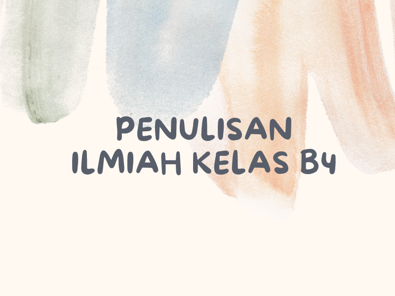 Penulisan Ilmiah B4