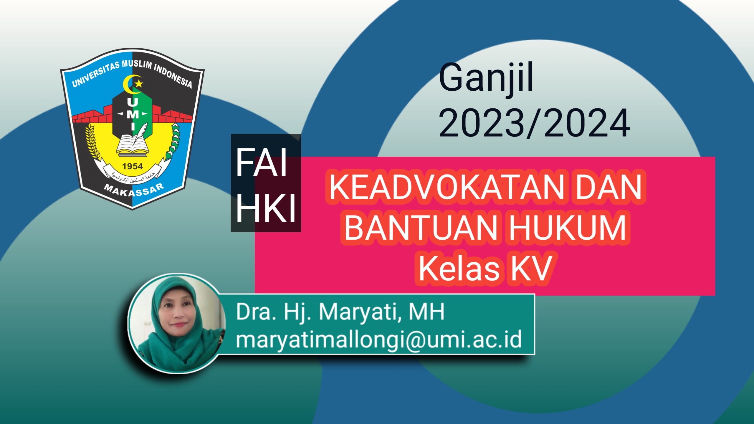051HKI232-KEADVOKATAN &amp; BANTUAN HUKUM -2023/2024-KV