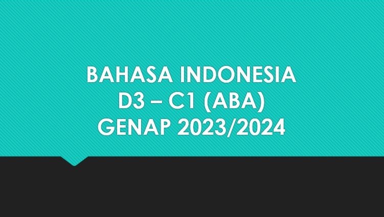 18642IP103-BAHASA INDONESIA D3-C1