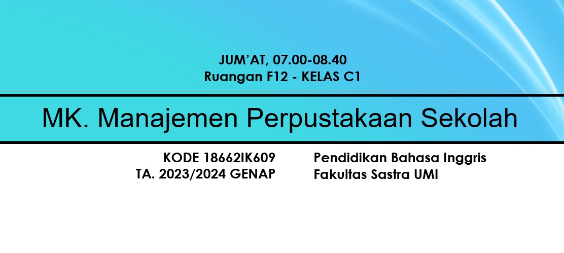 C1 - TA. 23/24 (GENAP) - MANAJEMEN PERPUSTAKAAN SEKOLAH
