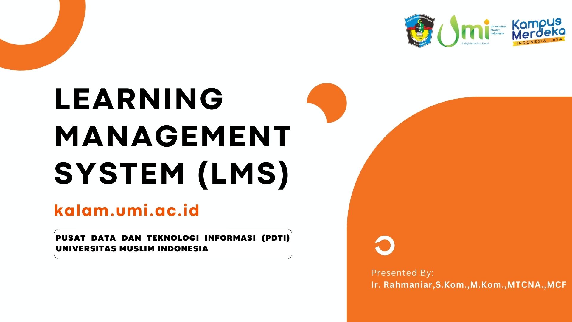 Orientasi KALAM-Matrikulasi PPDS