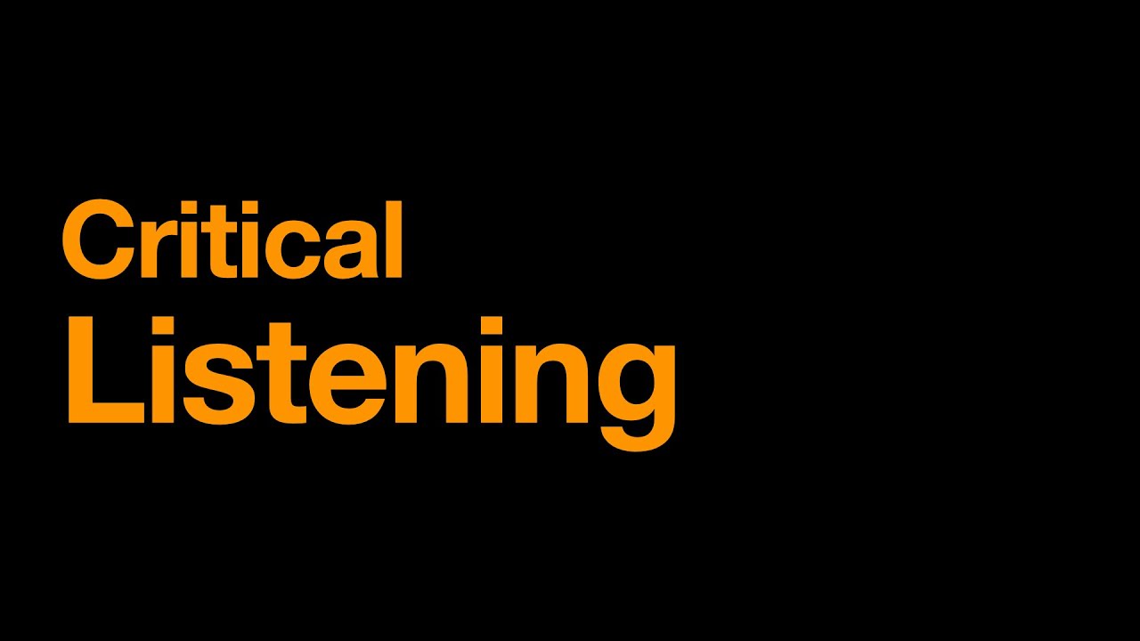 18642IK305-20243-C1- CRITICAL LISTENING