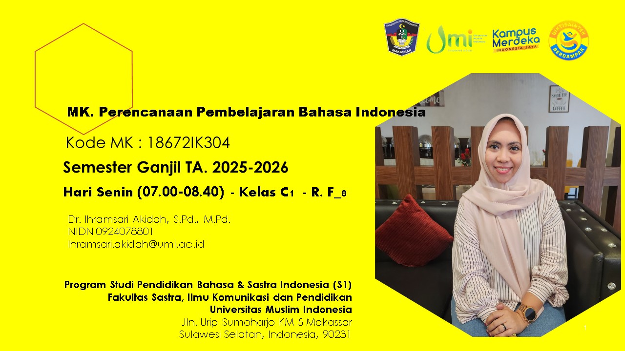 PERENCANAAN PEMBELAJARAN BAHASA INDONESIA_FSIKP PBSI_C1