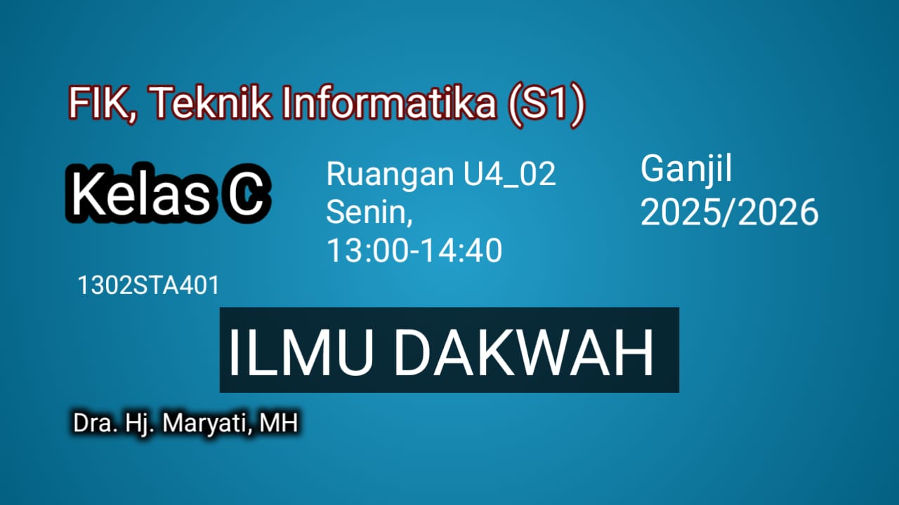 1302STA401- FIK-2025/2026-ILMU DAKWAH-C