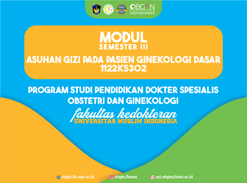 Modul Asuhan Gizi pada Pasien Ginekologi Dasar