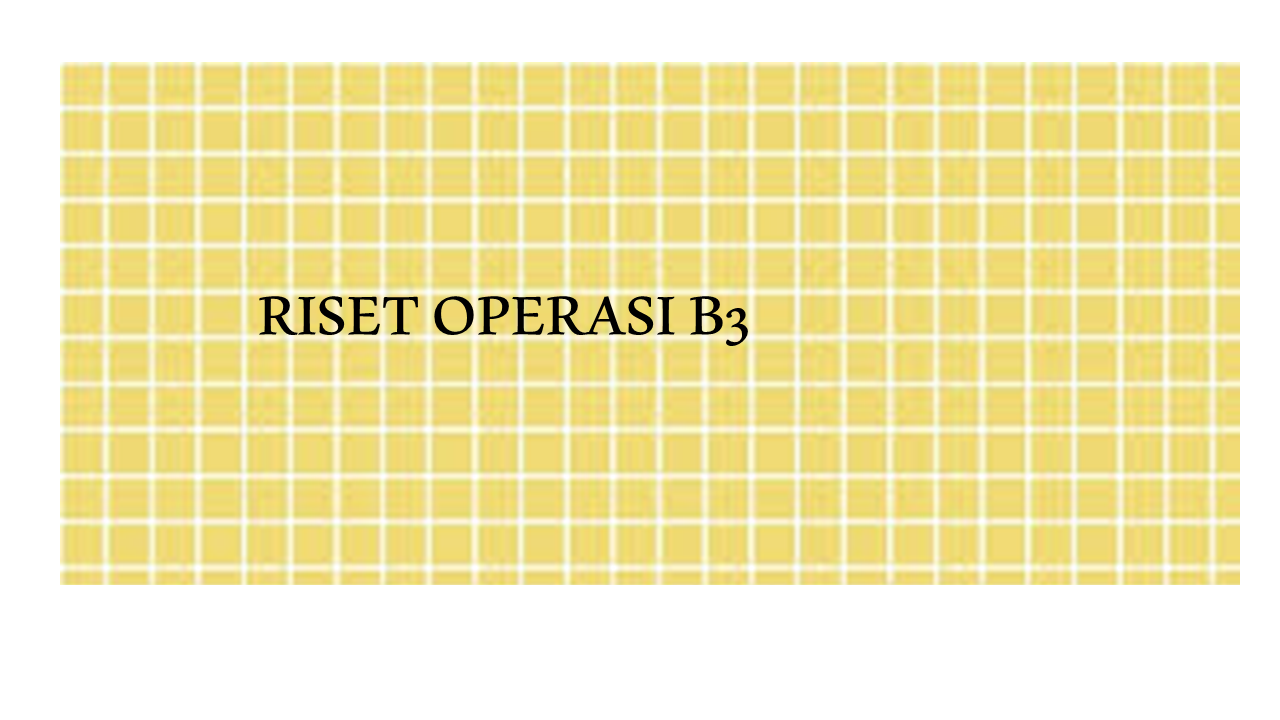 1302PPA405- 20252 - B3 - RISET OPERASI