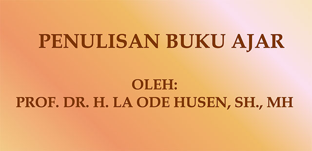 Penulisan Buku Ajar