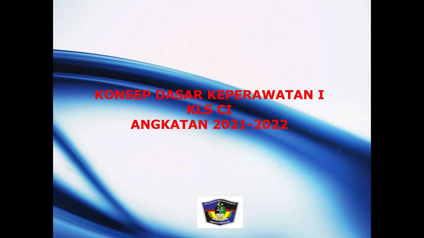 1423KP1108 - 20211 - C1 - KONSEP DASAR KEPERAWATAN I