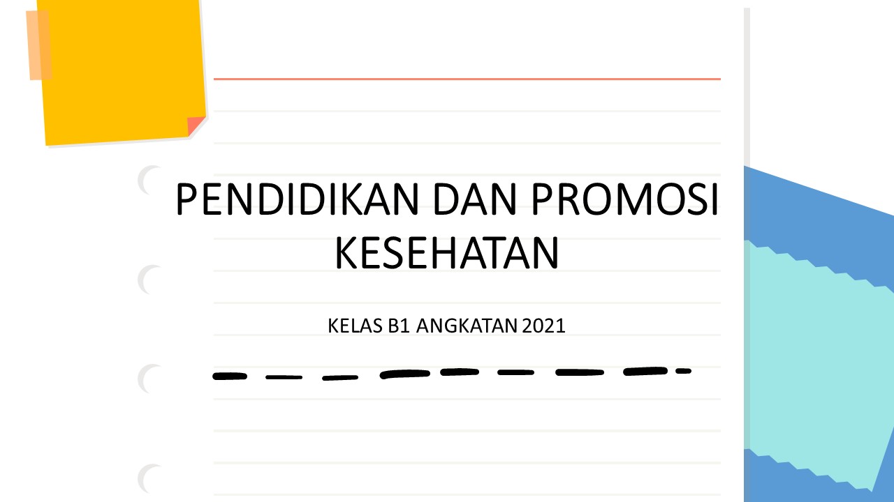  1423KP1216 - 20212 - B1 - PENDIDIKAN DAN PROMOSI KEPERAWATAN