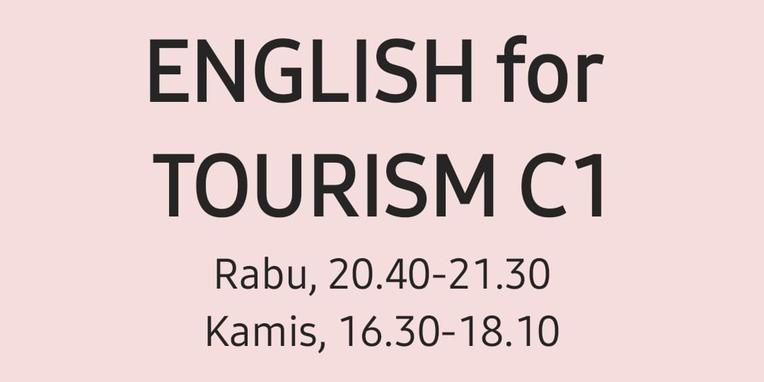 18613IP312 -2022/2023-C1 English for Tourism