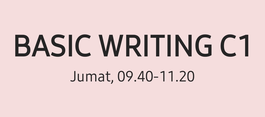 18642IK109-2022/2023-C1 Basic Writing