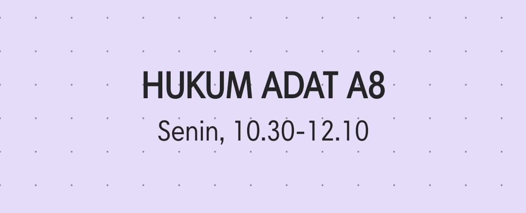 0402IH1214-2022/2023-A8 Hukum Adat