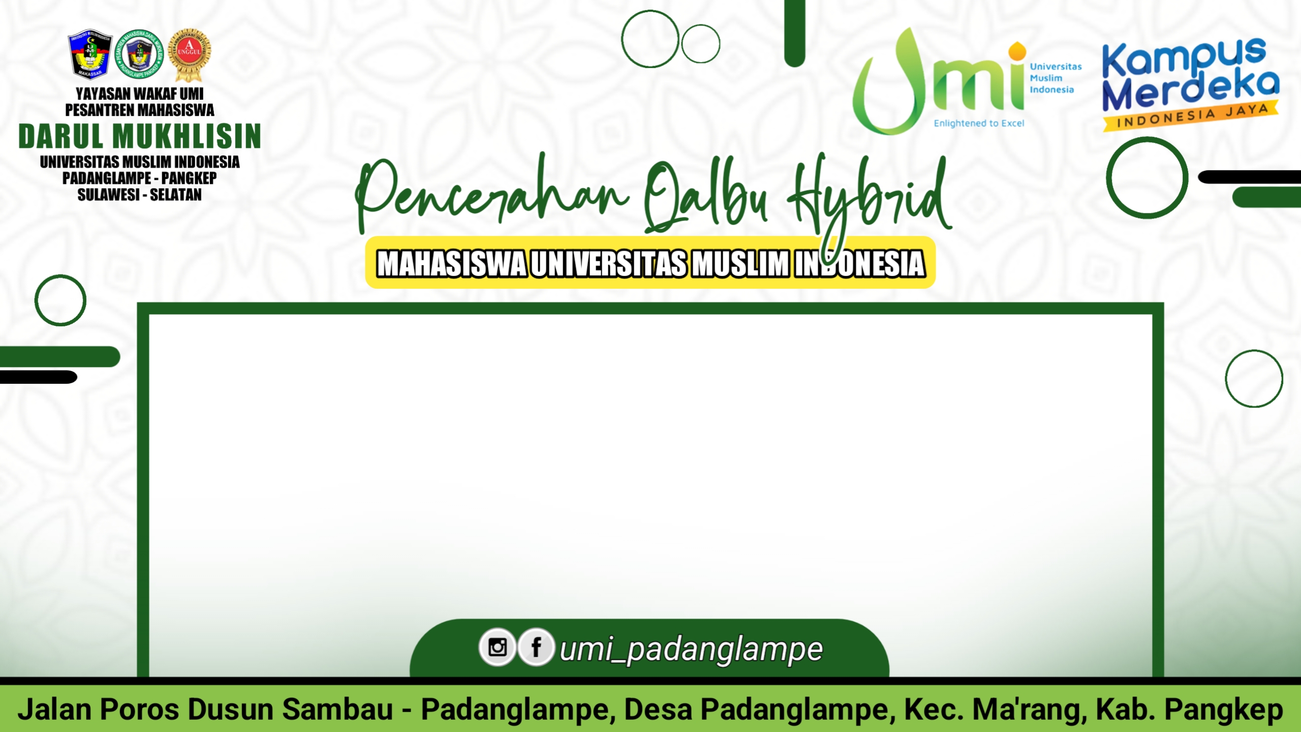 1506CK000 - PENCERAHAN QALBU - 6 SKS - KELAS C8