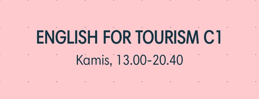 18613IP312-2022/2023-C1 English for Tourism